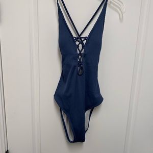 Cupshe navy one piece